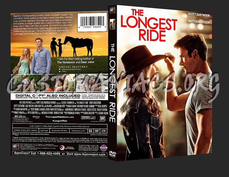 The Longest Ride dvd cover