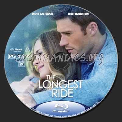 The Longest Ride blu-ray label