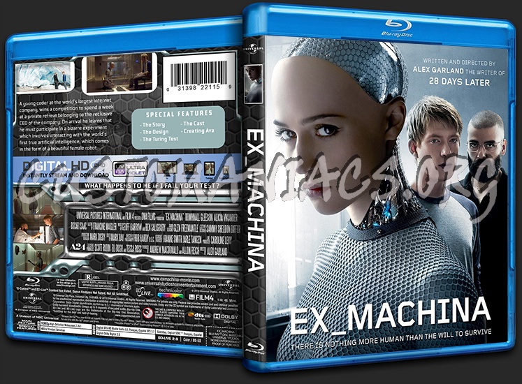 Ex Machina blu-ray cover
