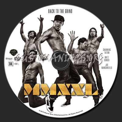 Magic Mike XXL dvd label