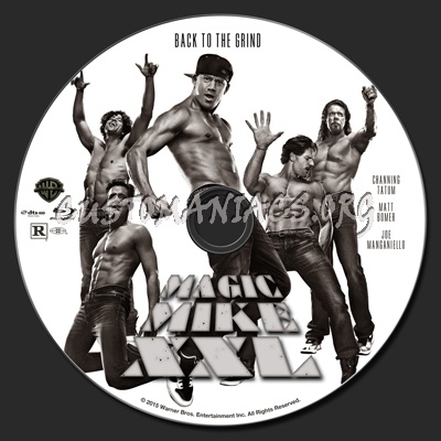 Magic Mike XXL blu-ray label