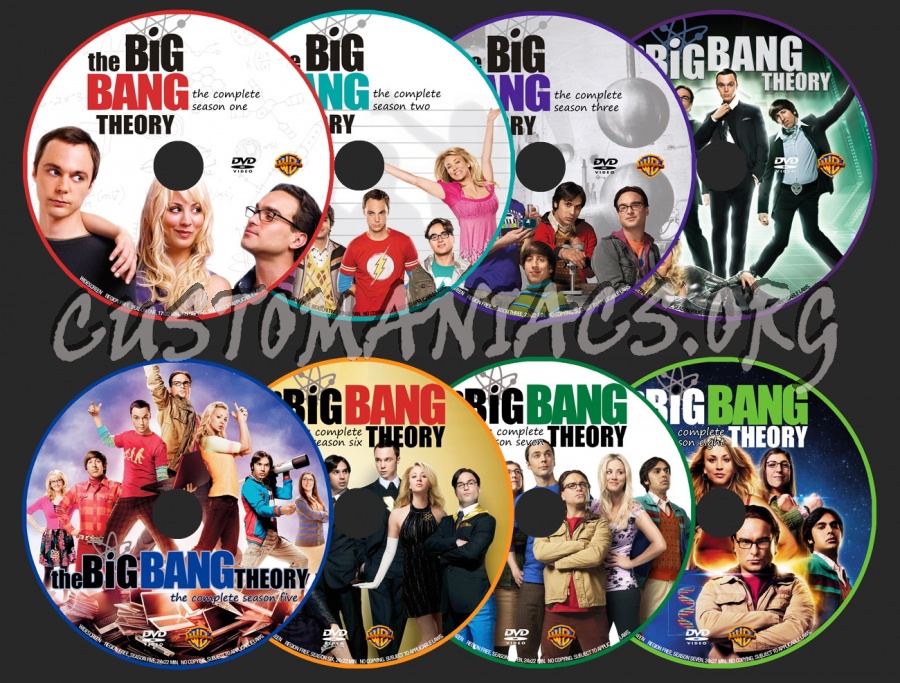 The Big Bang Theory dvd label