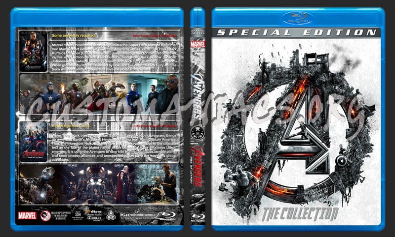 The Avengers Collection blu-ray cover