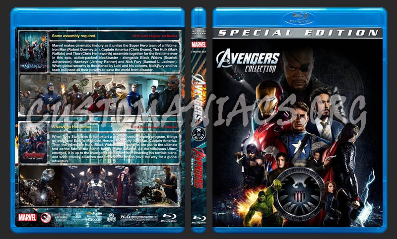 The Avengers Collection blu-ray cover