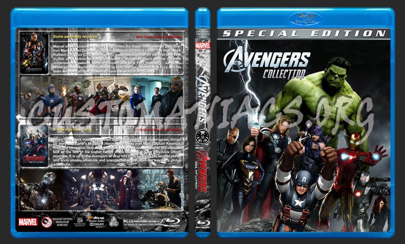 The Avengers Collection blu-ray cover