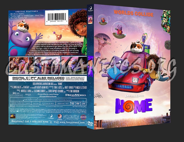 Home dvd cover
