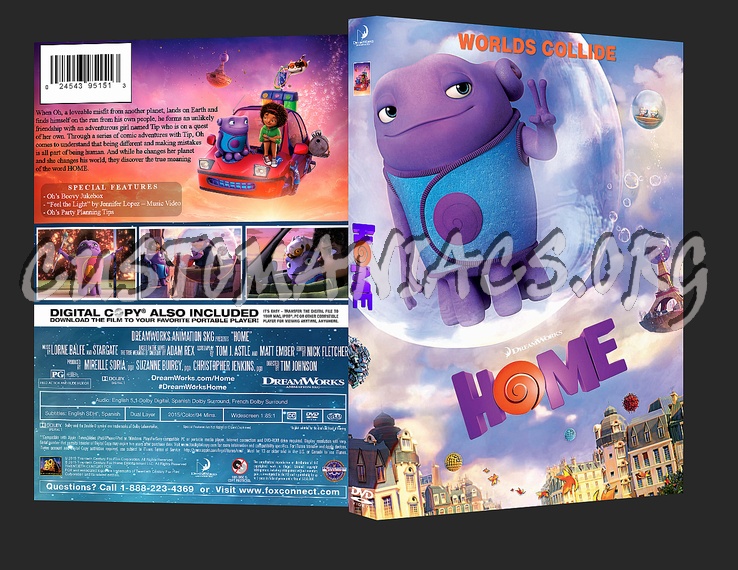 Home dvd cover