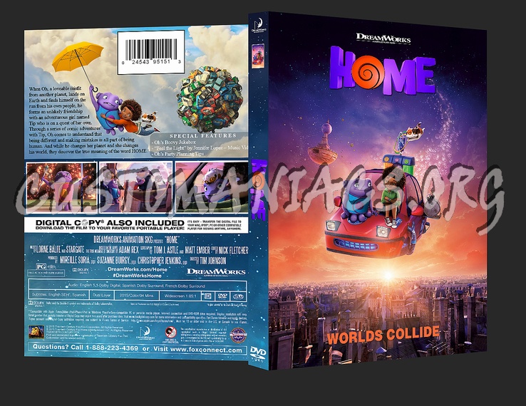 Home dvd cover