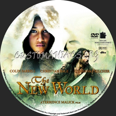 The New World dvd label