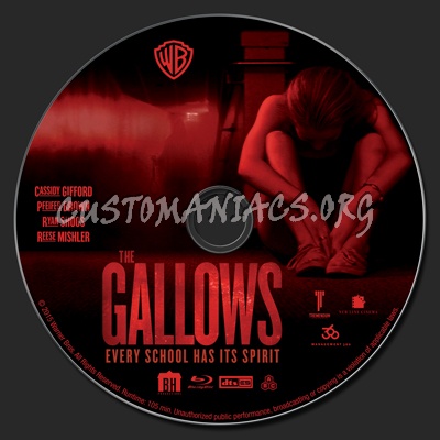 The Gallows blu-ray label
