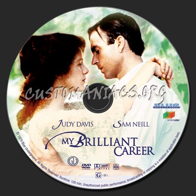 My Brilliant Career dvd label