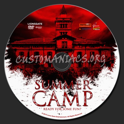 Summer Camp (2015) dvd label