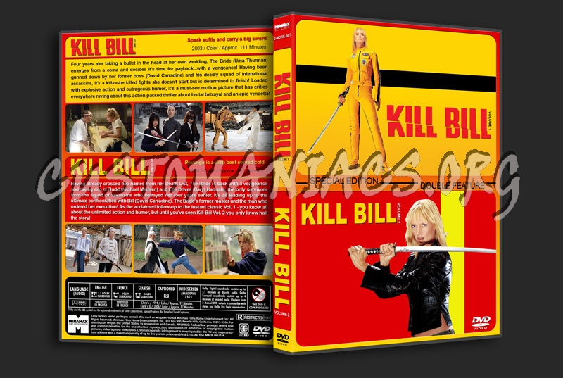 Kill Bill Double Feature dvd cover