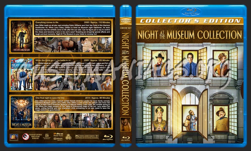 Night at the Museum Collection blu-ray cover