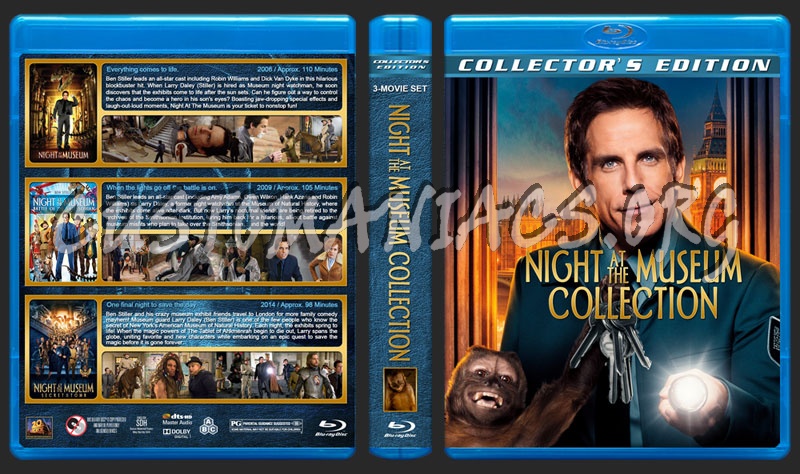 Night at the Museum Collection blu-ray cover