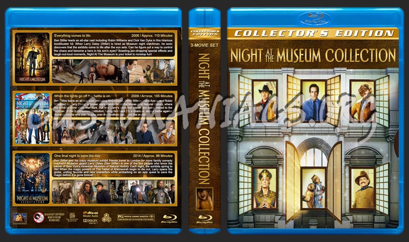 Night at the Museum Collection blu-ray cover