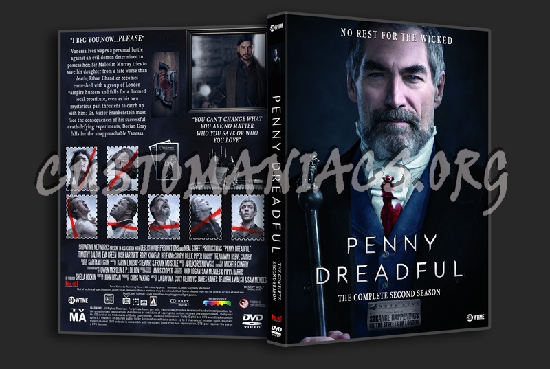 Penny Dreadful Season 2 dvd cover