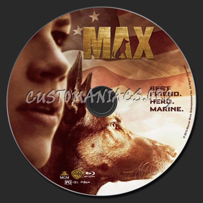 Max blu-ray label