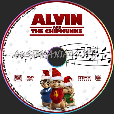 Alvin And The Chipmunks dvd label