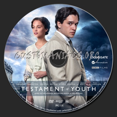 Testament of Youth dvd label
