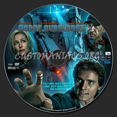 Robot Overlords dvd label