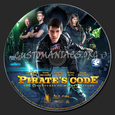 Pirate's Code: The Adventures of Mickey Matson blu-ray label