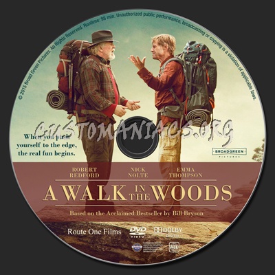 A Walk in the Woods dvd label