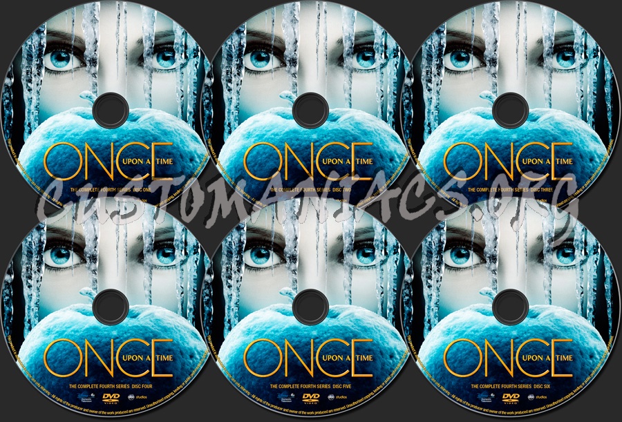 Once Upon A Time Season 4 dvd label