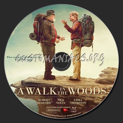 A Walk In The Woods blu-ray label
