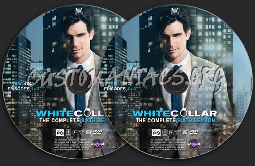 White Collar - Season 6 dvd label