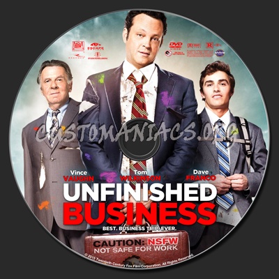 Unfinished Business dvd label