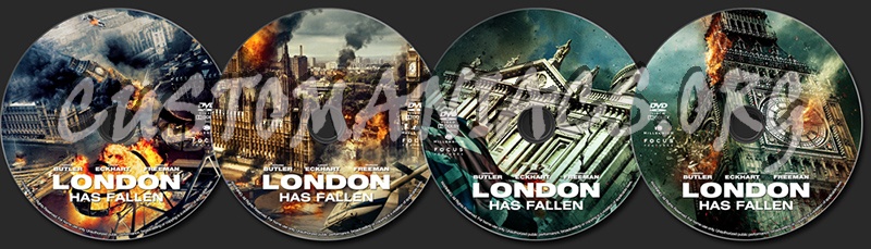 London Has Fallen (2015) dvd label