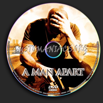 A Man Apart dvd label