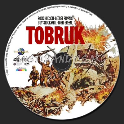 Tobruk dvd label