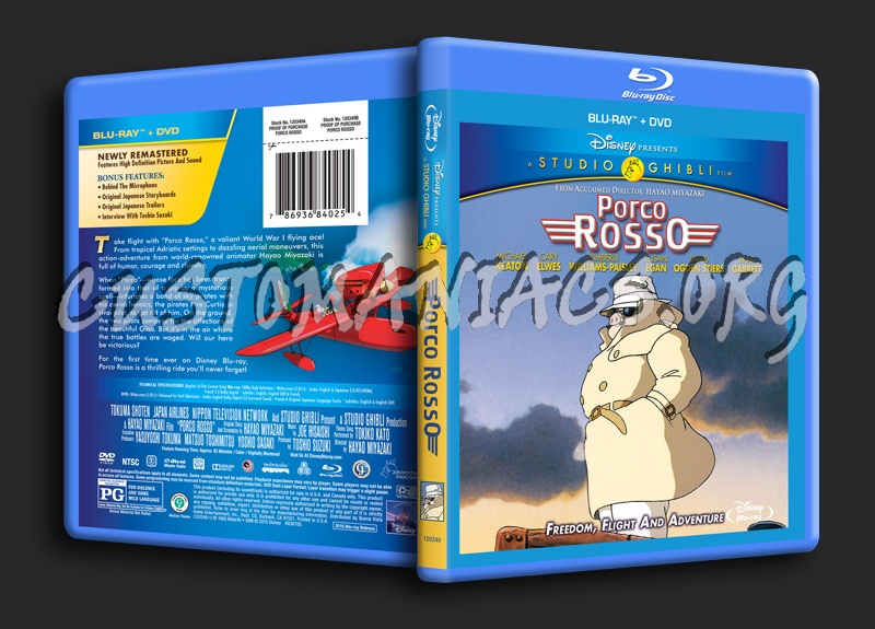 Porco Rosso blu-ray cover