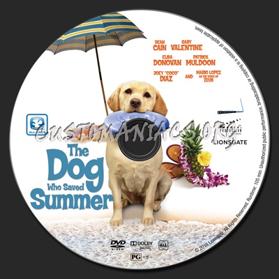 The Dog Who Saved Summer dvd label