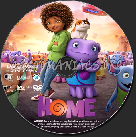 Home dvd label