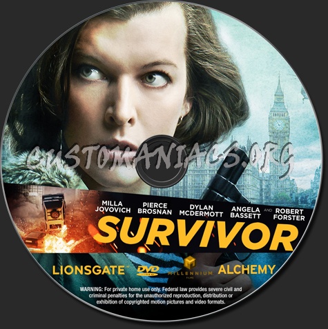 Survivor dvd label