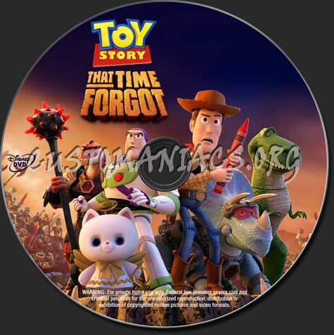 Toy Story that Time Forgot dvd label