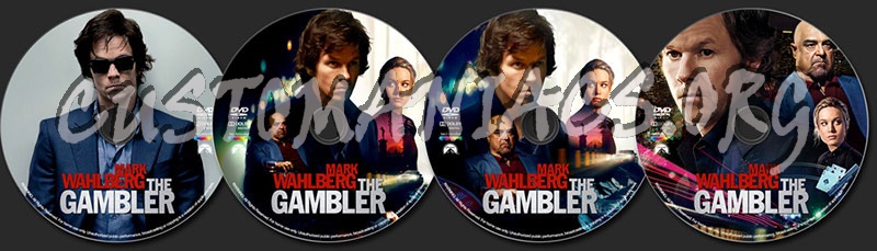 The Gambler (2014) dvd label