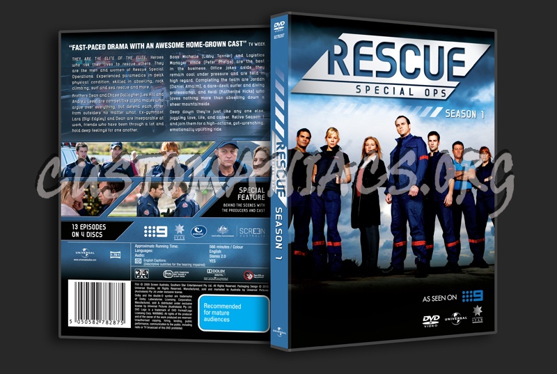 Rescue Special Ops Season 1 dvd cover