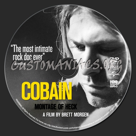 Cobain: Montage of Heck (2015) dvd label