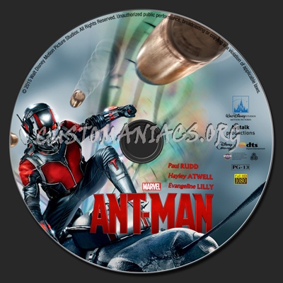 Ant-man blu-ray label