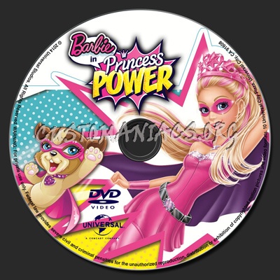 Barbie in Princess Power dvd label