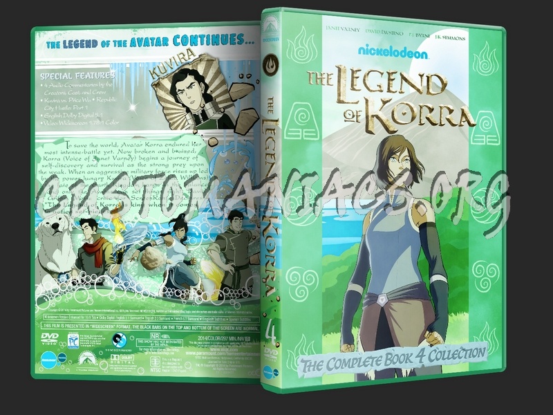 The Legend of Korra Season 4 dvd cover