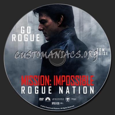Mission: Impossible - Rogue Nation dvd label