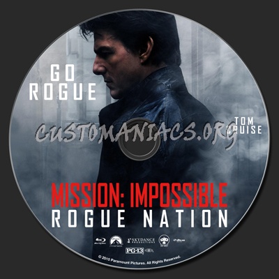 Mission: Impossible - Rogue Nation blu-ray label