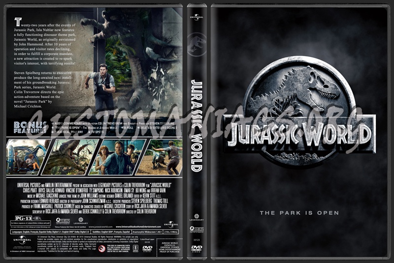 Jurassic World dvd cover