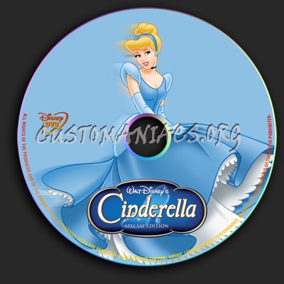 Cinderella dvd label