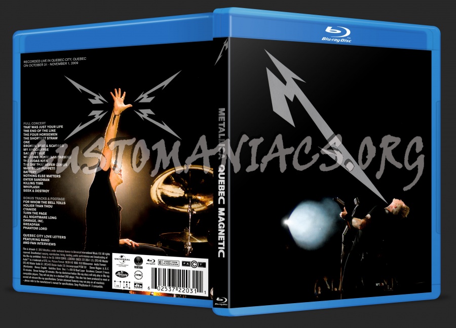 Metallica - Quebec Magnetic blu-ray cover